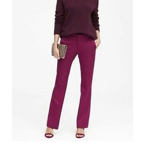Banana republic Logan pants in pink wool